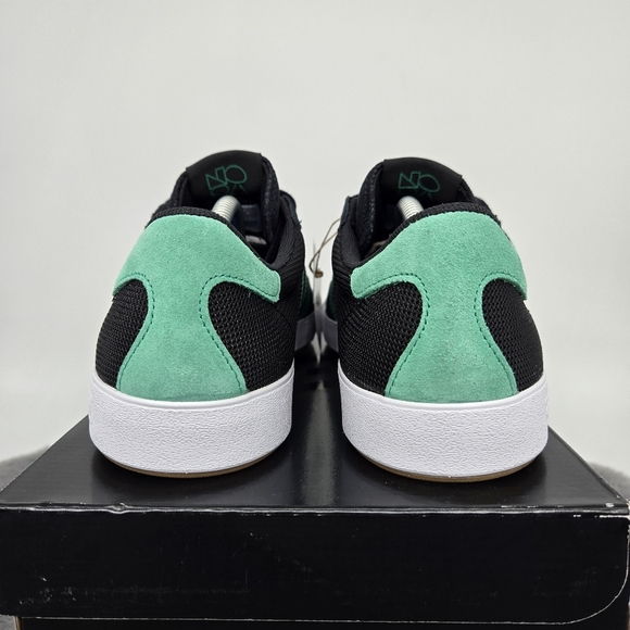 New adidas Nora 'Black Court Green' Men's Suede Shoes Size 9.5 - Picture 4 of 8